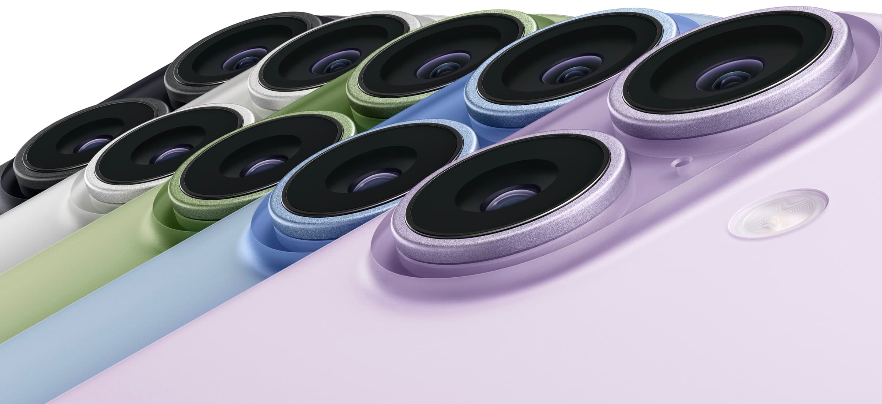 رنگبندی آیفون ۱۷ (نمای دوربین پشتی)